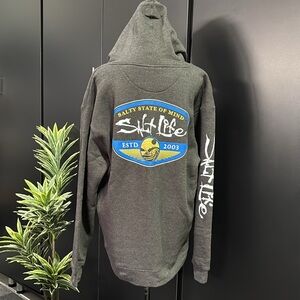 Salt Life Get Barrelled Hoodie,Pullover,Midweight fleece lined,logo,pouch pocket
